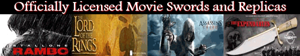 Officially Licensed Movie Swords
